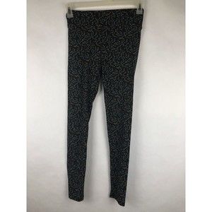 Lularoe Womens Leggings Soft Green Red One Size